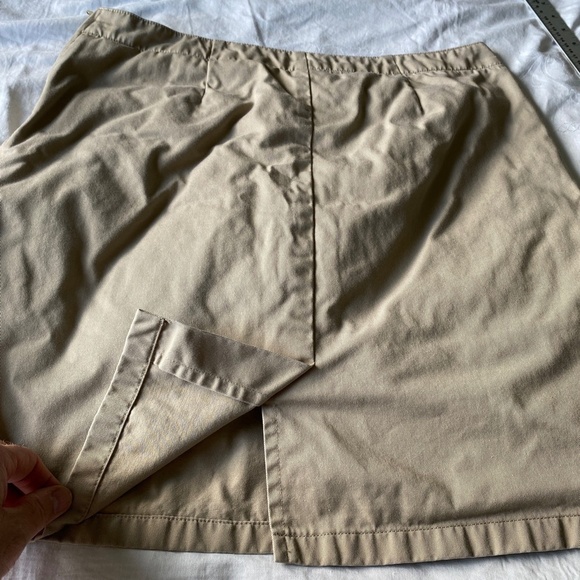 Lands' End Women's Tan Khaki Skort Size‎ 14 Mini - Picture 8 of 13